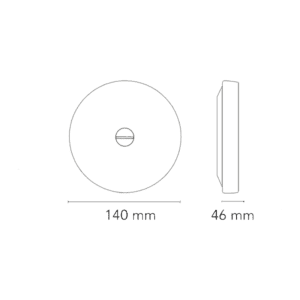 Flos Lampada da Parete Mini Button Longho Design Palermo