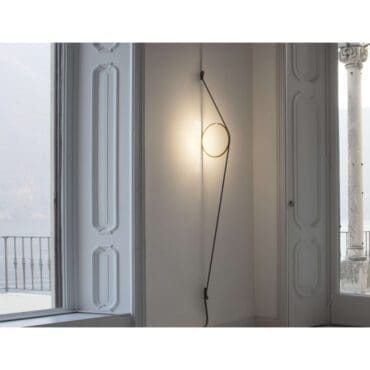 Flos Lampada da Parete Wirering Grigia Oro 2 Longho Design Palermo