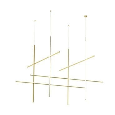 Flos Sospensione Coordinates Module S CLIII Champagne Anodizzato Longho Design Palermo