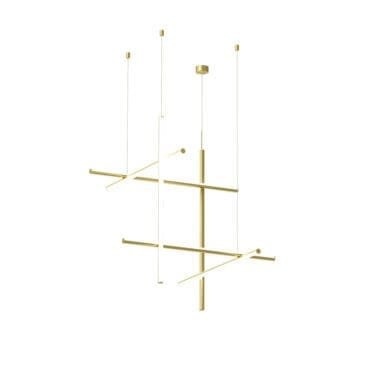 Flos Sospensione Coordinates S3 CLIII Champagne Anodizzato Longho Design Palermo