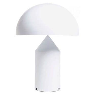Oluce - Lampada da tavolo Atollo 233 Metallo Bianco H70