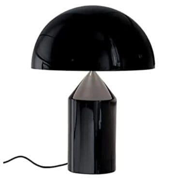 Oluce - Lampada da tavolo Atollo 233 Metallo Nero H70