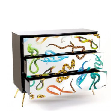 Seletti-Cassettiera-3-Cassetti-Serpenti-Longho-Design-Palermo