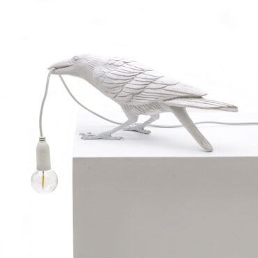 Seletti-Lampada-da-esterno-Bird-Lamp-Svago-Bianco-Longho-Design-Palermo