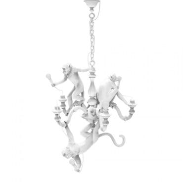 Seletti-Sospensione-Monkey-Chandelier-White-Longho-Design-Palermo
