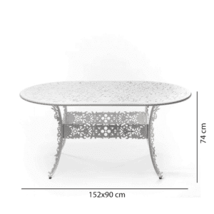 Seletti Tavolo Ovale di Alluminio Industry Collection Bianco Longho Design Palermo 04