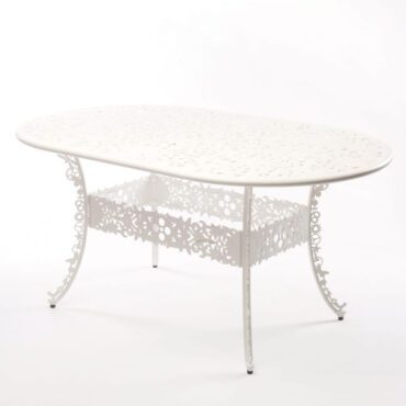 Seletti Tavolo Ovale di Alluminio Industry Collection Bianco Longho Design Palermo