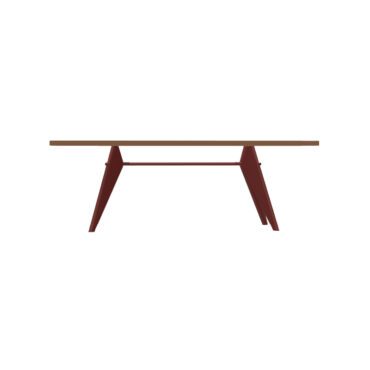 Vitra Tavolo Prouve EM Table L 220 Noce Americano massello longho design palermo
