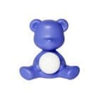 Qeeboo Lampada da Tavolo Teddy Girl Ricaricabile Viola 1 Longho Design Palermo