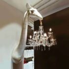 Qeeboo Lampada da parete Giraffa innamorata bianco longho design palermo