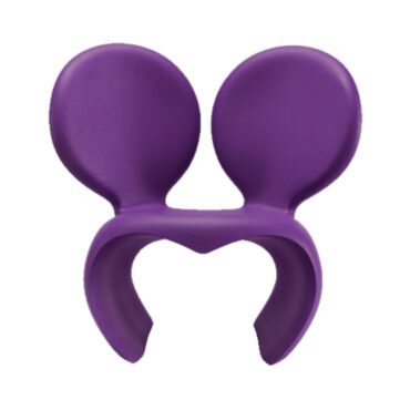Qeeboo Poltrona Dont Fuck With The Mouse Polietilene Viola Longho Design Palermo