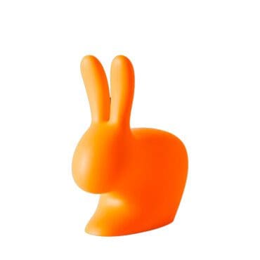 Qeeboo Sedia Coniglio Arancione Brillante Longho Design Palermo