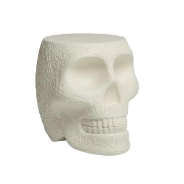 Qeeboo Sgabello e tavolino Messico avorio longho design palermo