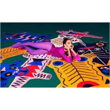 Qeeboo Tappetto Oggian Longho Design Palermo