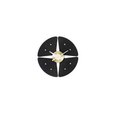 Vitra Orologio Petal Clock nero e ottone longho design palermo