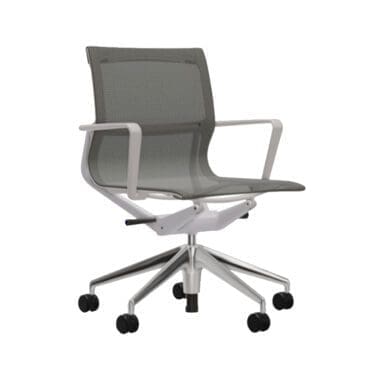 Vitra Sedia girevole Physix base alluminio TrioKnit canna lucido longho design palermo