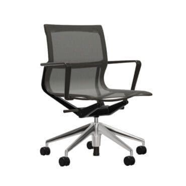 Vitra Sedia girevole Physix base alluminio TrioKnit canna lucido longho design palermo