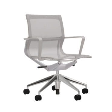 Vitra Sedia girevole Physix base alluminio TrioKnit lucido longho design palermo