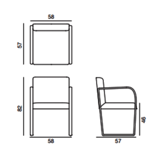 Arper-sedia-Arcos Chair longho design palermo