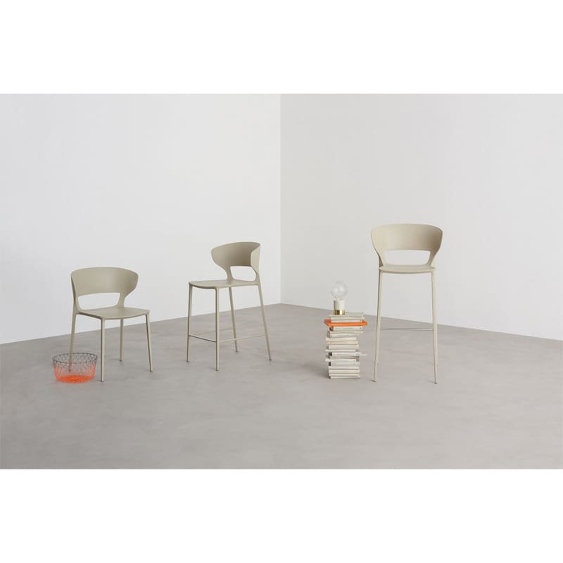 Desalto Sgabello Koki Grigio chiaro lomgho design palermo