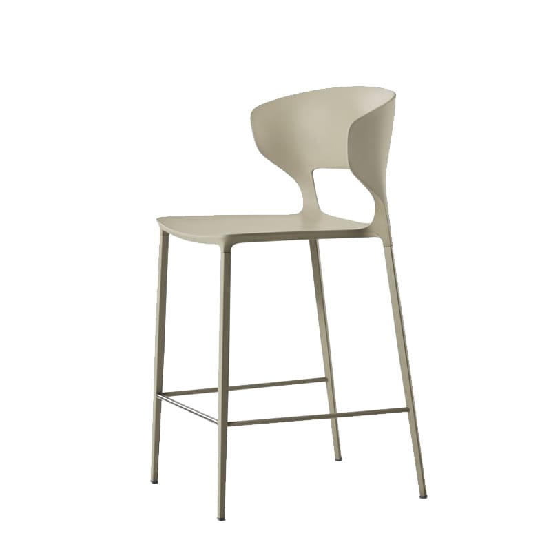 Desalto Sgabello Koki Grigio chiaro lomgho design palermo Desalto Sgabello Koki Grigio chiaro lomgho design palermo