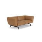 Knoll Divano Avio 184x93 verniciato nero Pelle longho design palermo