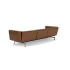 Knoll Divano Avio 271x93 cromo Pelle longho design palermo
