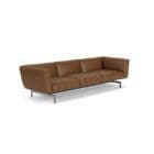 Knoll Divano Avio 271x93 cromo Pelle longho design palermo