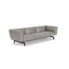 Knoll Divano Avio 271x93 nero pelle longho design palermo
