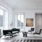 Knoll Divano Avio 271x93 verniciato alluminio Tessuto longho design palermo