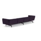 Knoll Divano Avio 358x93 nero Tessuto longho design palermo