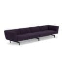 Knoll Divano Avio 358x93 nero Tessuto longho design palermo