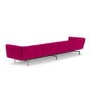 Knoll - Divano Avio 358x93 verniciato alluminio Tessuto longho design palermo