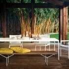 Knoll Panca Bertoia Teck Rilsan Bianco Longho Design Palermo