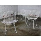 Knoll Sedia Bertoia Laterale Bianca 2 Longho Design Palermo