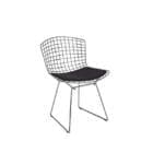 Knoll Sedia Bertoia Laterale cromata cuscino seduta longho design palermo
