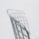 Knoll Sedia Bertoia Laterale cromata cuscino seduta longho design palermo