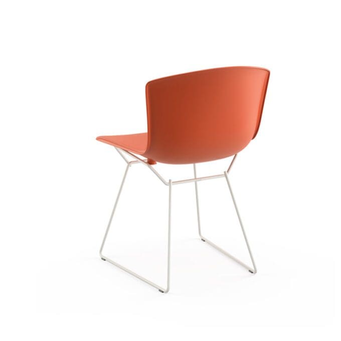 Knoll Sedia Bertoia Polipropilene Bianca Arancione Longho Design Palermo