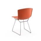 Knoll Sedia Bertoia Polipropilene Cromata Arancione 1 Longho Design Palermo