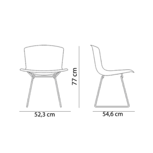 Knoll Sedia Bertoia Polipropilene Longho Design Palermo