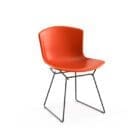 Knoll Sedia Bertoia Polipropilene Nera Arancione Longho Design Palermo