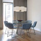 Knoll - Sedia Bertoia Side Cromo Copertura completa longho design palermo