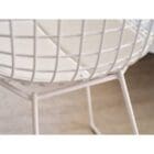 Knoll Sedia Bertoia Side bianca Copertura completa longho design palermo