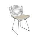 Knoll Sedia Bertoia Side satinata cuscino seduta pelle longho design palermo
