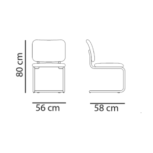 Knoll Sedia Cesca Con braccioli in Faggio e Paglia di Vienna longho design palermo 1