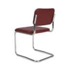 Knoll Sedia Cesca senza braccioli completamente rivestita pelle longho design palermo