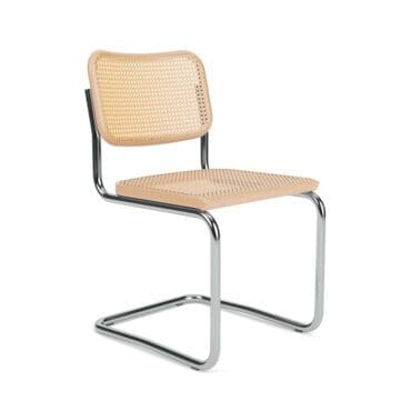 Knoll Sedia Cesca senza braccioli in Faggio e Paglia di Vienna longho design palermo