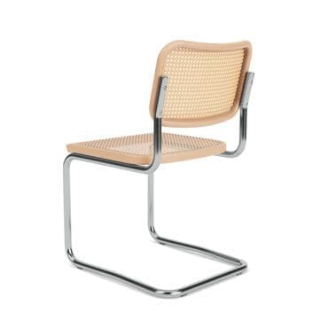 Knoll Sedia Cesca senza braccioli in Faggio e Paglia di Vienna longho design palermo