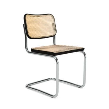 Knoll Sedia Cesca senza braccioli in Faggio e Paglia di Vienna longho design palermo