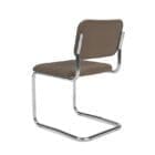 Knoll Sedia Cesca senza braccioli in nero e Paglia di Vienna rivestita longho design palermo